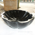 Fancy Round Flower Shape Natural Bathroom Onyx Marble Sink